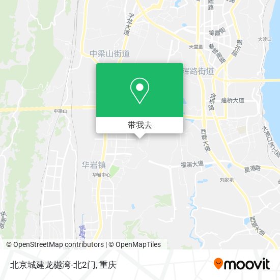 北京城建龙樾湾-北2门地图