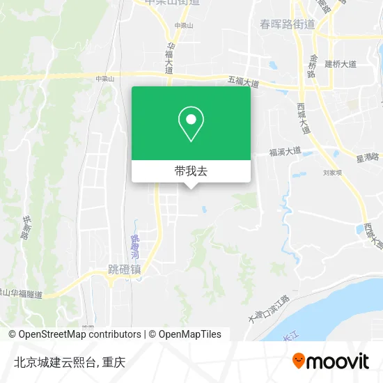 北京城建云熙台地图
