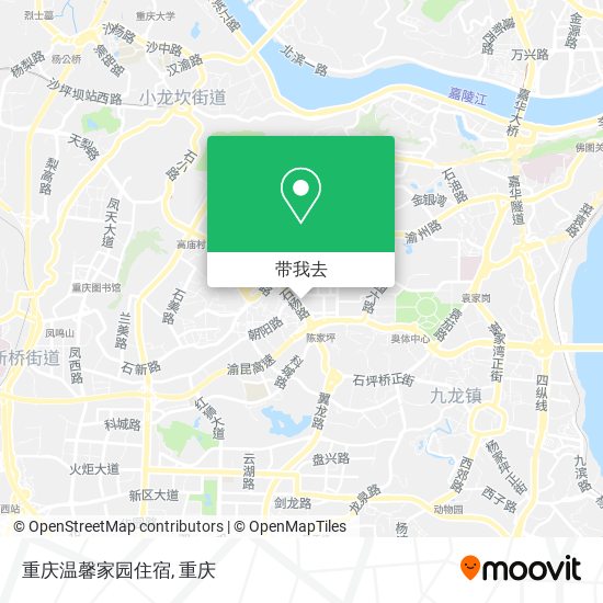 重庆温馨家园住宿地图