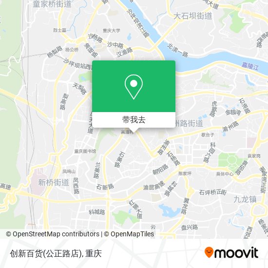 创新百货(公正路店)地图