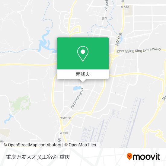 重庆万友人才员工宿舍地图