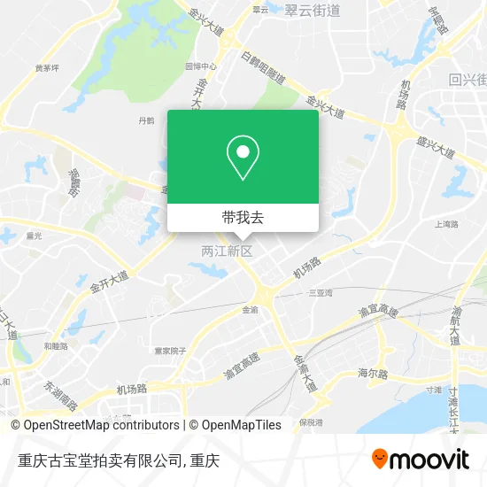 重庆古宝堂拍卖有限公司地图