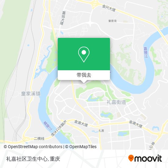 礼嘉社区卫生中心地图