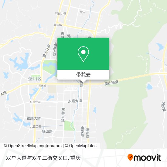 双星大道与双星二街交叉口地图