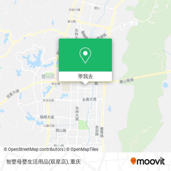 智婴母婴生活用品(双星店)地图