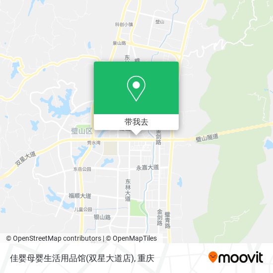 佳婴母婴生活用品馆(双星大道店)地图