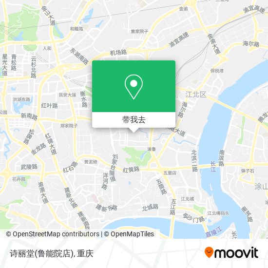 诗丽堂(鲁能院店)地图