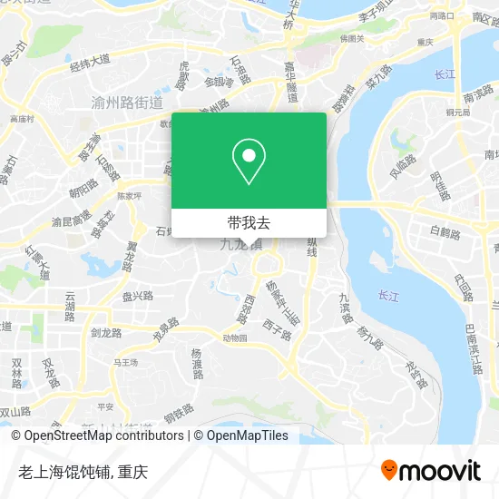 老上海馄饨铺地图