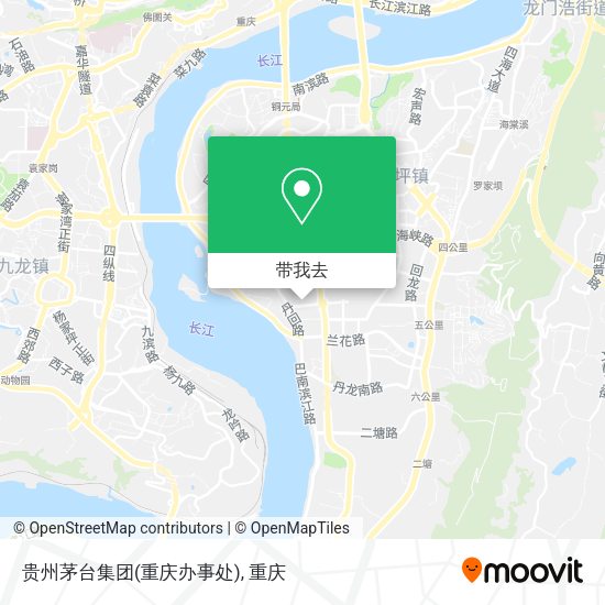贵州茅台集团(重庆办事处)地图
