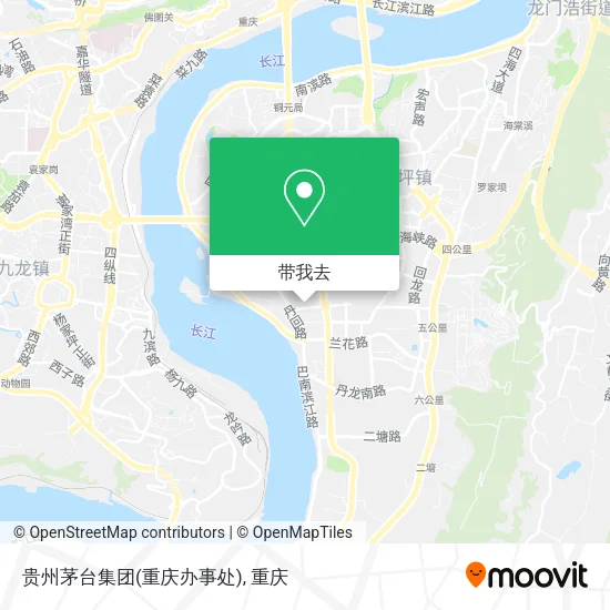 贵州茅台集团(重庆办事处)地图