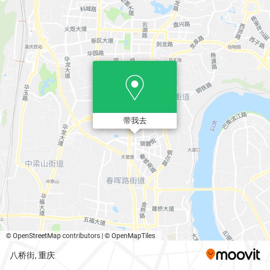 八桥街地图