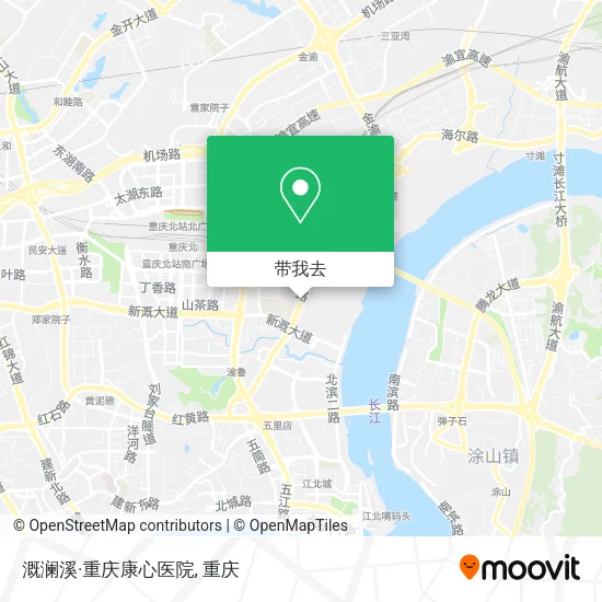 溉澜溪·重庆康心医院地图