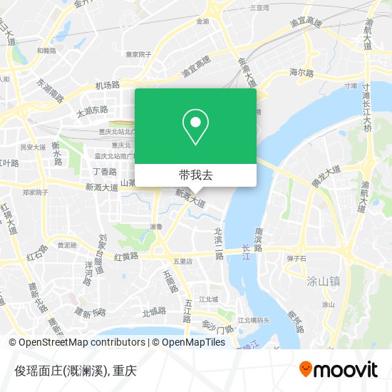 俊瑶面庄(溉澜溪)地图