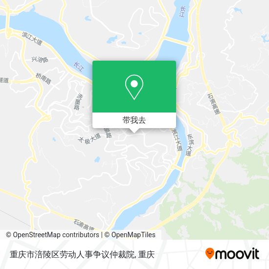 重庆市涪陵区劳动人事争议仲裁院地图