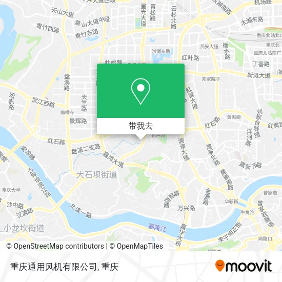 重庆通用风机有限公司地图