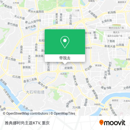 雅典娜时尚主题KTV地图