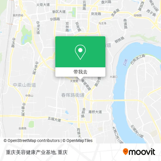 重庆美容健康产业基地地图