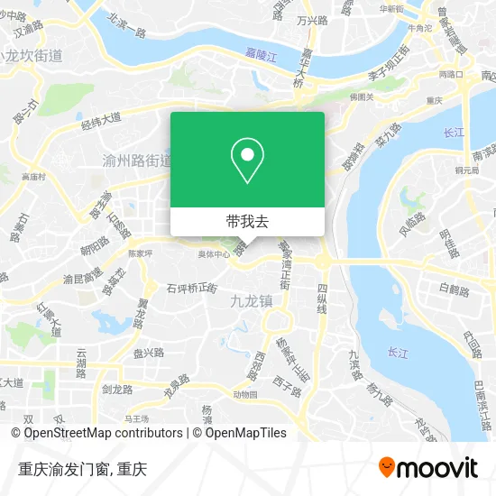 重庆渝发门窗地图