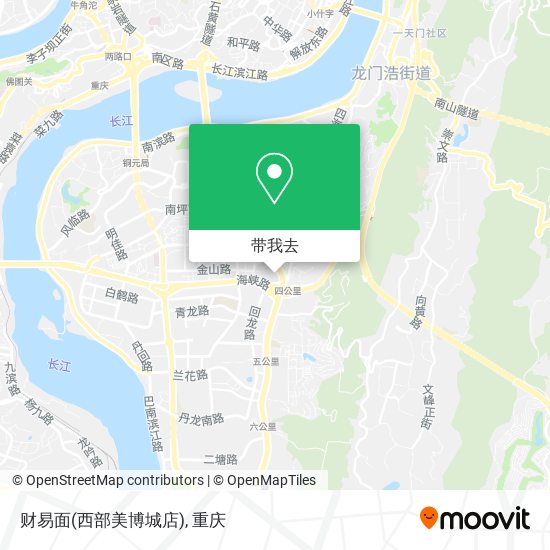 财易面(西部美博城店)地图
