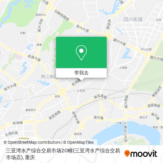 三亚湾水产综合交易市场2O幢(三亚湾水产综合交易市场店)地图