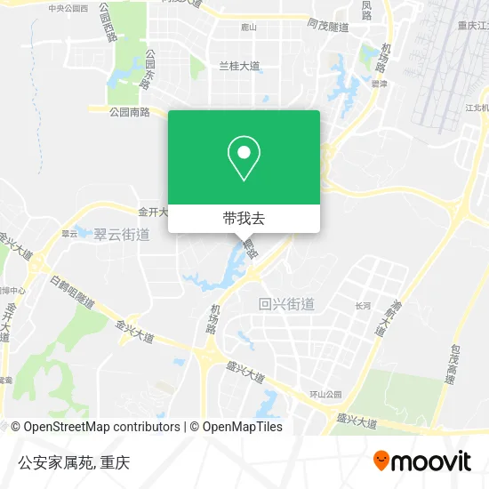 公安家属苑地图