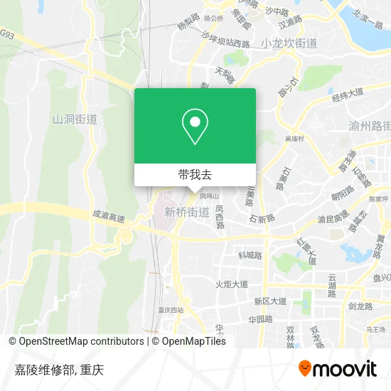 嘉陵维修部地图
