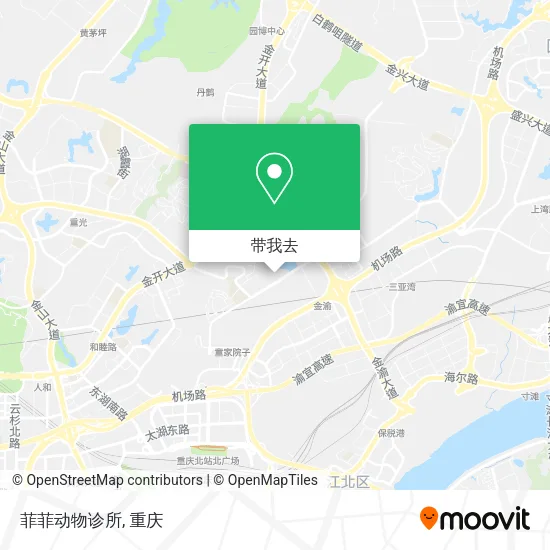 菲菲动物诊所地图