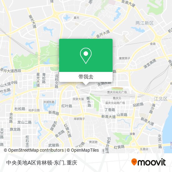 中央美地A区肯林顿-东门地图