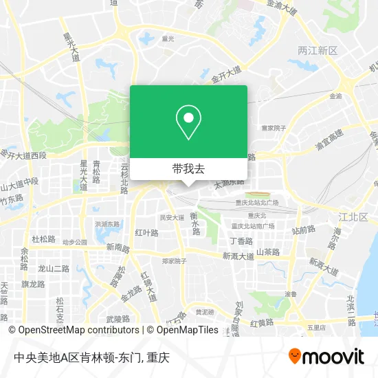 中央美地A区肯林顿-东门地图