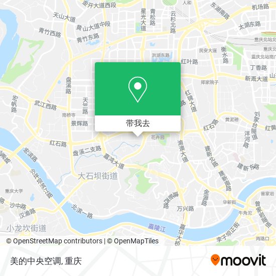 美的中央空调地图