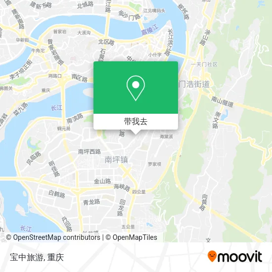 宝中旅游地图