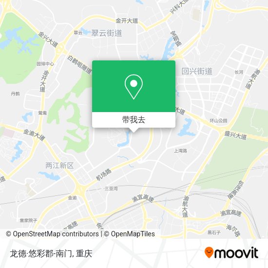 龙德·悠彩郡-南门地图