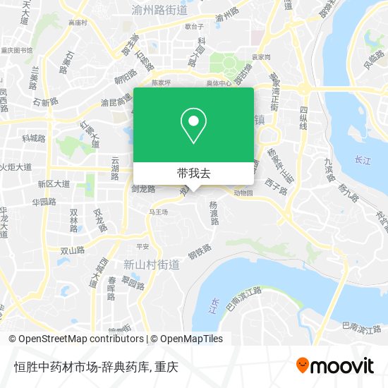 恒胜中药材市场-辞典药库地图