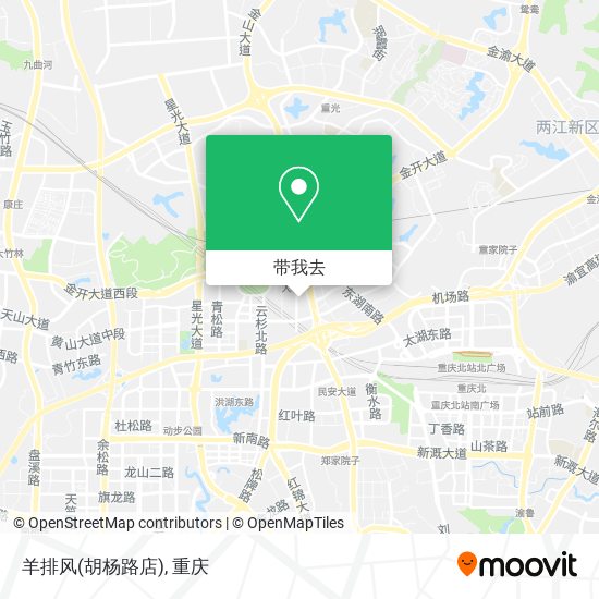 羊排风(胡杨路店)地图