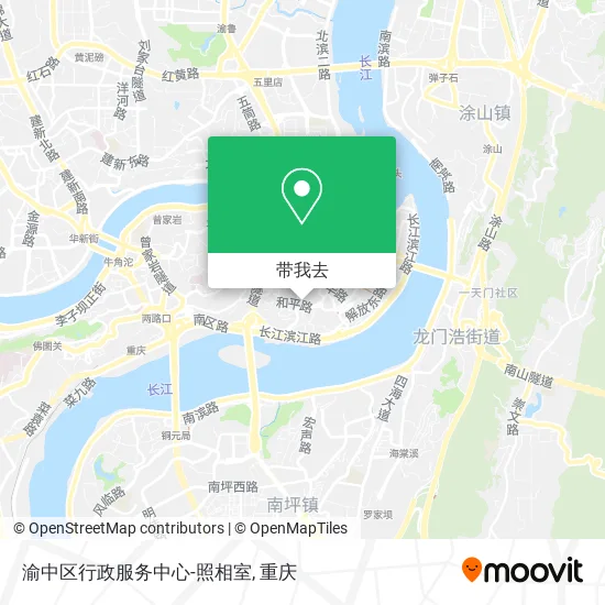 渝中区行政服务中心-照相室地图