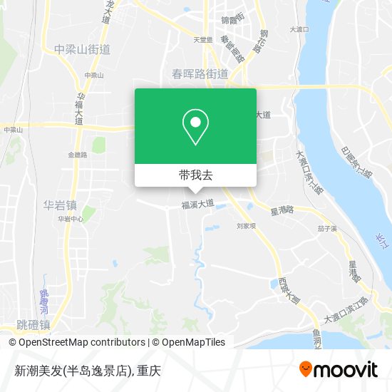 新潮美发(半岛逸景店)地图