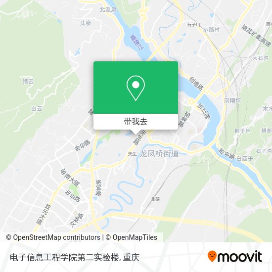 电子信息工程学院第二实验楼地图
