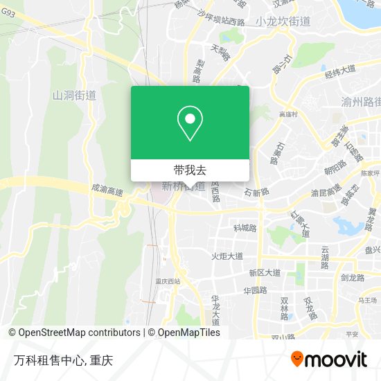 万科租售中心地图
