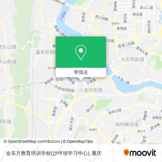 金东方教育培训学校(沙坪坝学习中心)地图