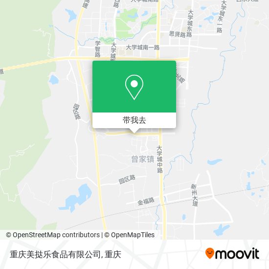 重庆美挞乐食品有限公司地图