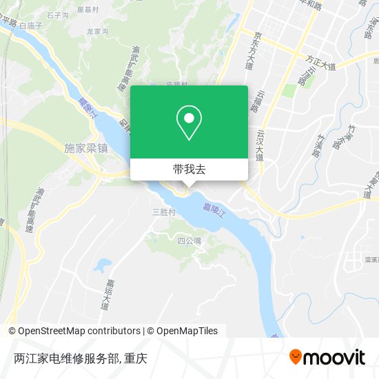 两江家电维修服务部地图