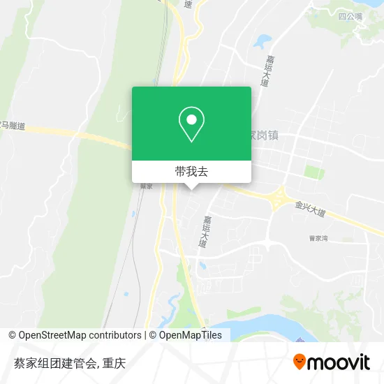 蔡家组团建管会地图