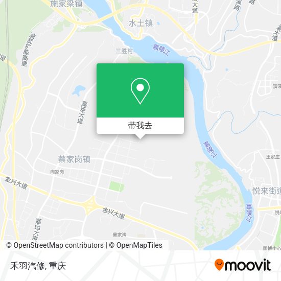 禾羽汽修地图