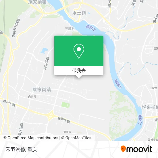 禾羽汽修地图