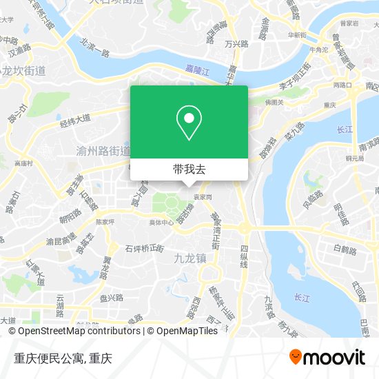 重庆便民公寓地图