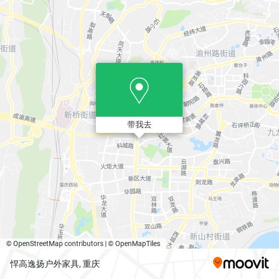 悍高逸扬户外家具地图