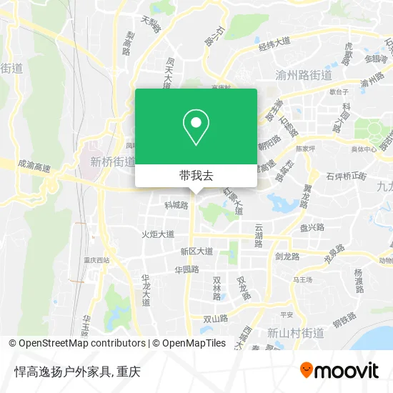 悍高逸扬户外家具地图
