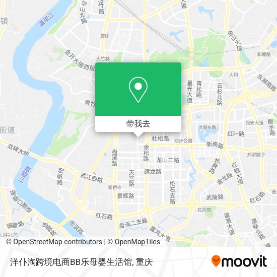 洋仆淘跨境电商BB乐母婴生活馆地图