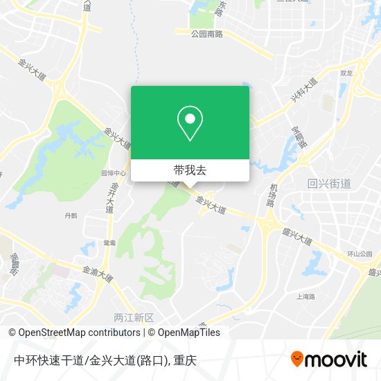 中环快速干道/金兴大道(路口)地图