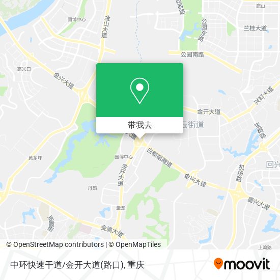 中环快速干道/金开大道(路口)地图